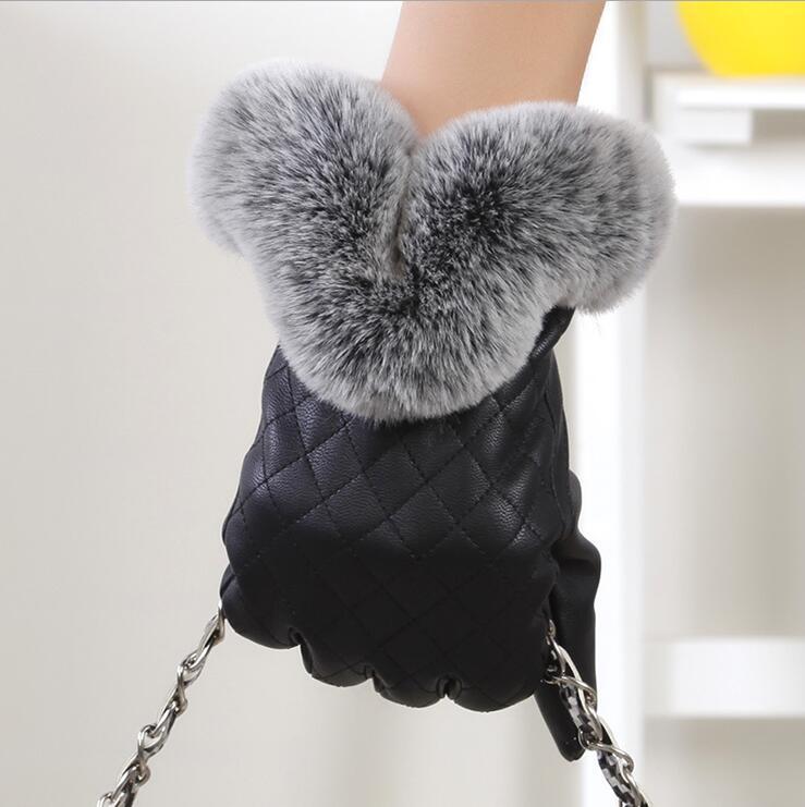 New Ladies Fur Gloves