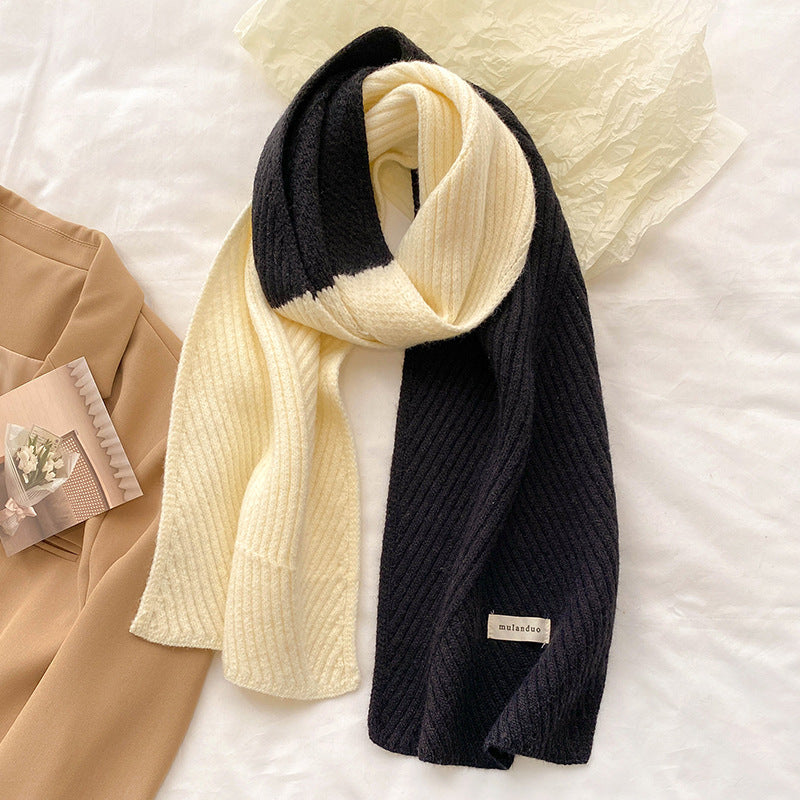 New AutumnWinter Knitted WoolenWarmScarf